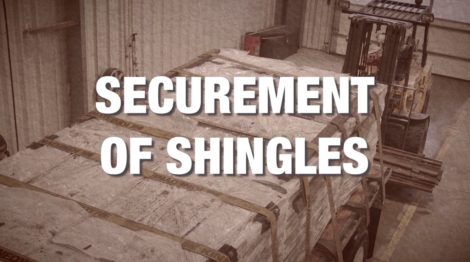 10. Securement of Shingles